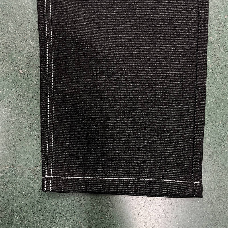 Minus Two Jeans Multi Pocket Stitch Denim Pants Fashions Trousers Black White Detailed View 5