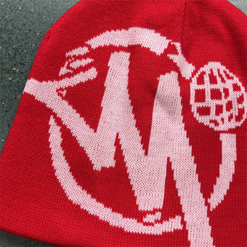 Minus Two Beanies Cotton Hats Men Women Winter Warm Berets Red Detailed View