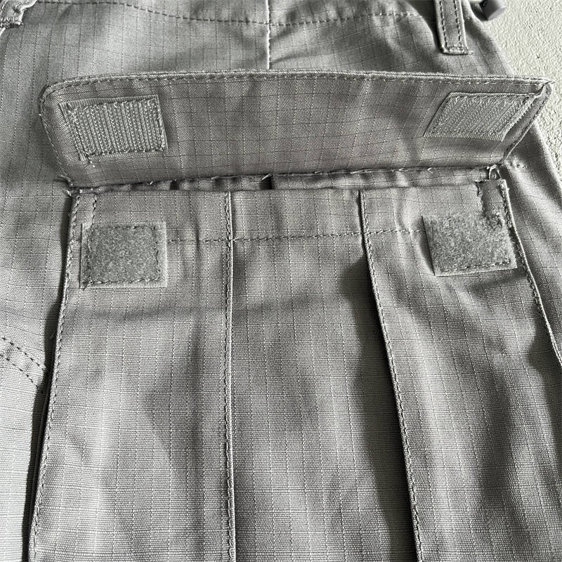 Minus Two Shorts Y2K Graff Cargos Pants Men Women Streetwear Gray Detailed View 1
