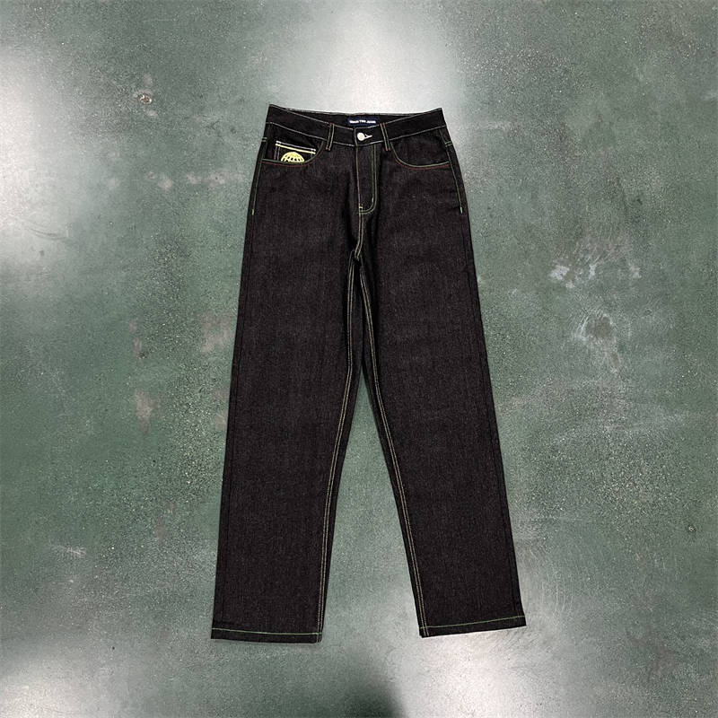 Minus Two Jeans Multi Pocket Stitch Denim Pants Fashions Trousers Colour Front View