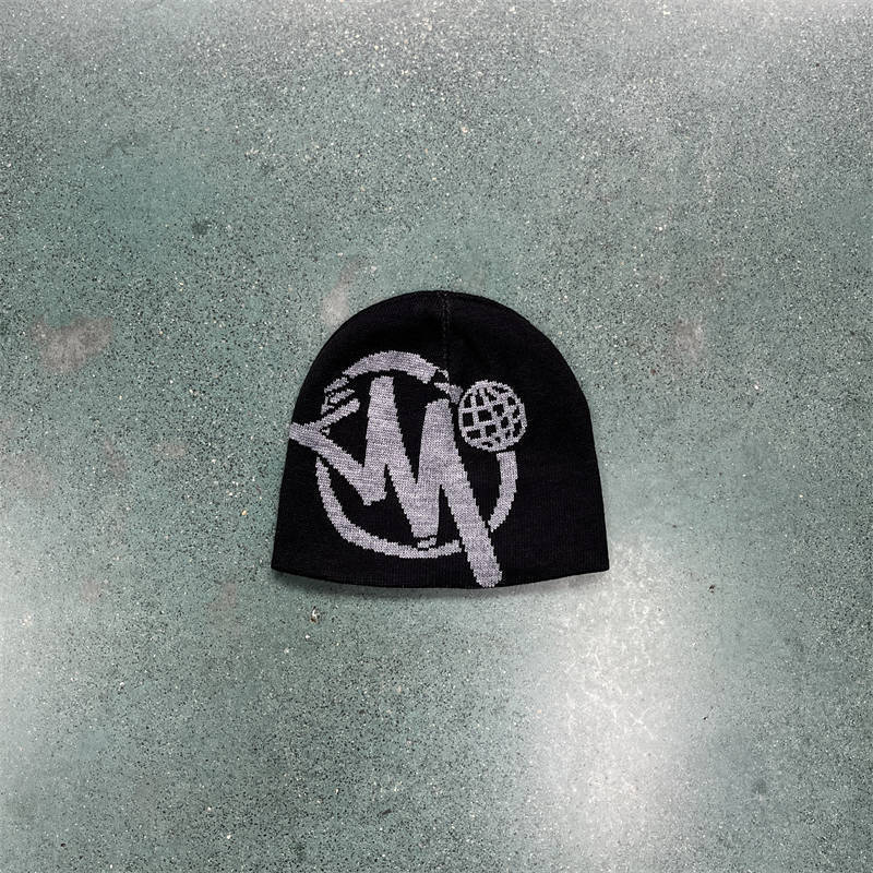 Minus Two Beanies Cotton Hats Men Women Winter Warm Berets Gray Front View