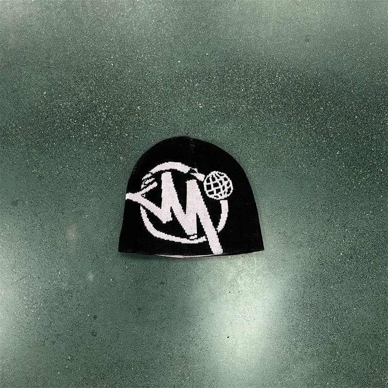 Minus Two Beanies Cotton Hats Men Women Winter Warm Berets White Front View