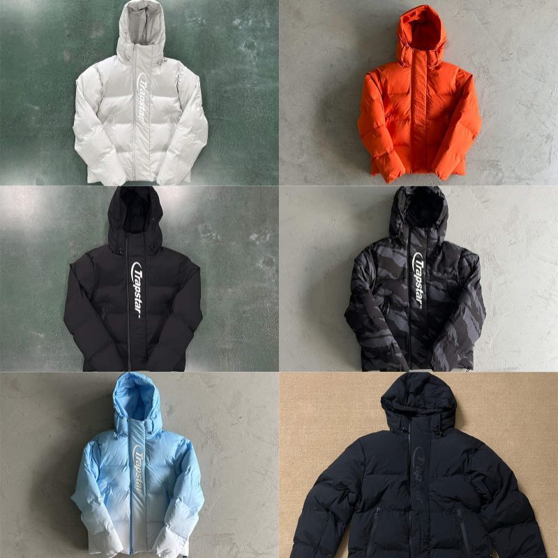 Trapstar Jacker Mens Hyperdrive Technical Puffer Coat Collection Front View