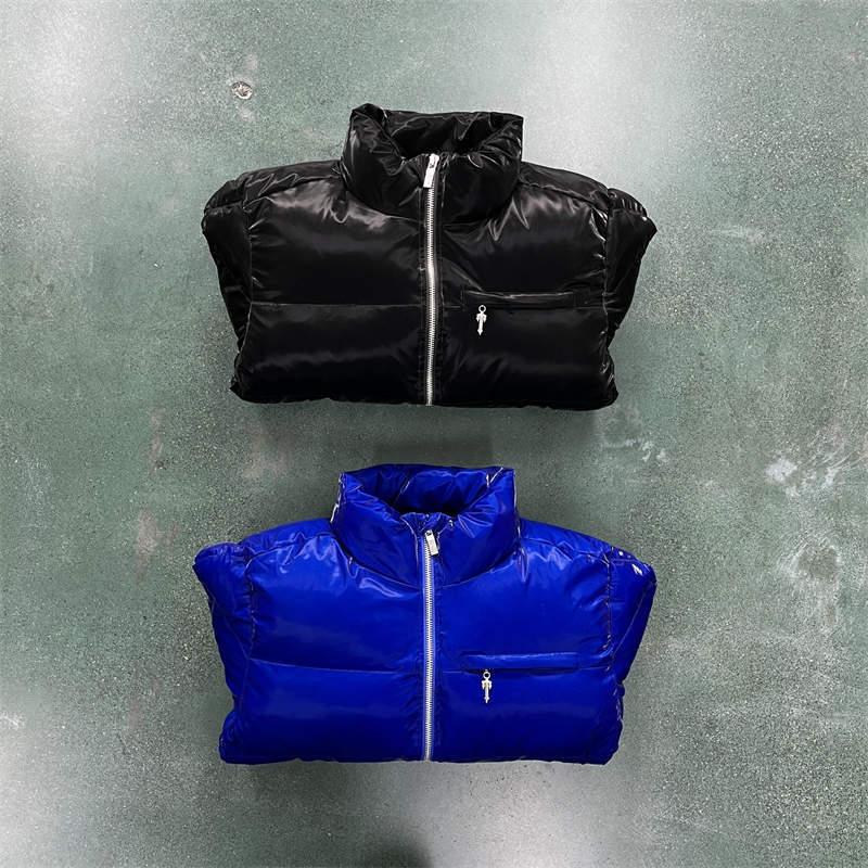Trapstar London Puffer Coat Mens Glitter Jacket Collection Front View