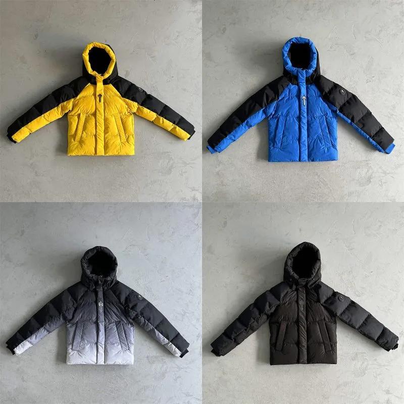Trapstar Coat Decoded Arch Puffer Hooded Down Jacket Collection Front View
