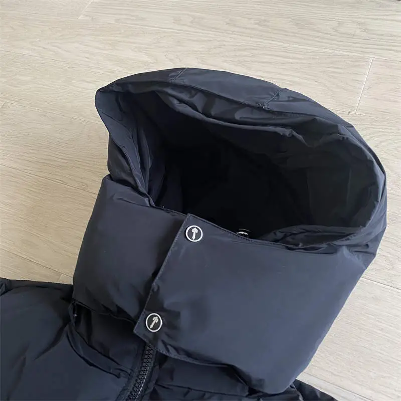 Trapstar Irongate Jacket Unisex Oversized Puffer Down Coat Black