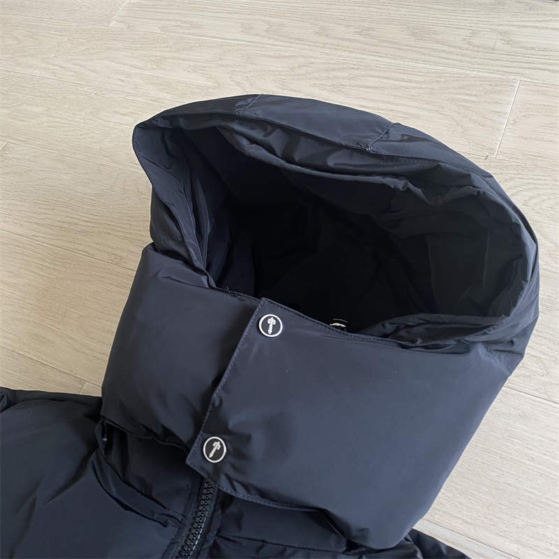 Trapstar Irongate Jacket Unisex Oversized Puffer Down Coat Black