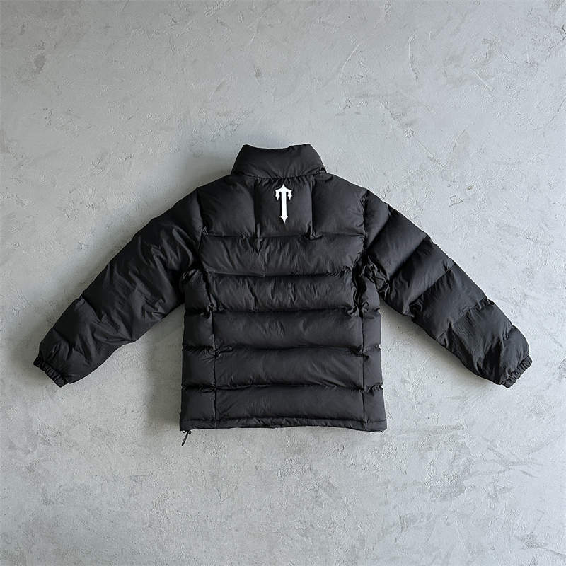 Trapstar Coat It’s a Secret Puffer Jacket Black Back View