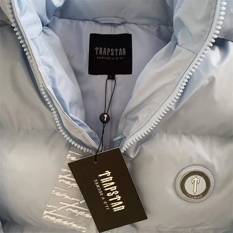 Trapstar Irongate Jacket Unisex Oversized Puffer Down Coat Blue