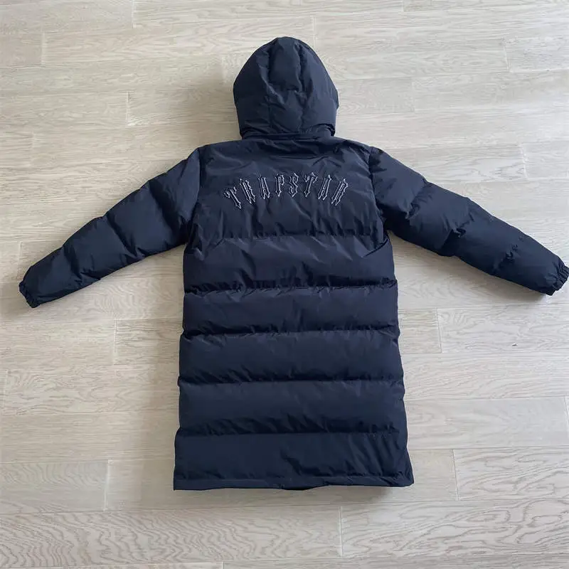 Trapstar Irongate Jacket Unisex Oversized Puffer Down Coat Black