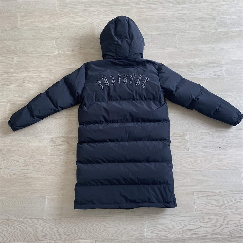 Trapstar Irongate Jacket Unisex Oversized Puffer Down Coat Black