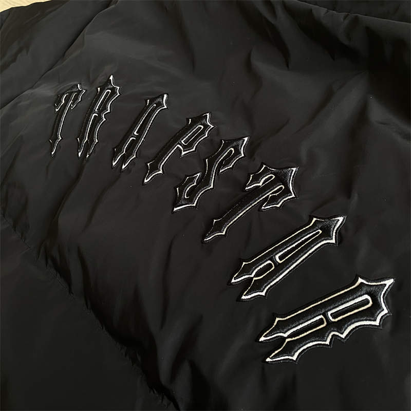 Trapstar Irongate Jacket Unisex Oversized Puffer Down Coat Black