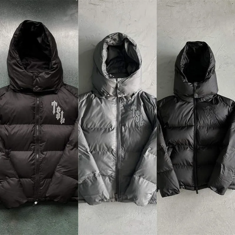 Trapstar Jacket Mens Shooters Puffer Detachable Hooded Down Coat Collection Front View