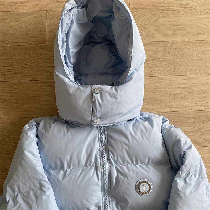 Trapstar Irongate Jacket Unisex Oversized Puffer Down Coat Blue