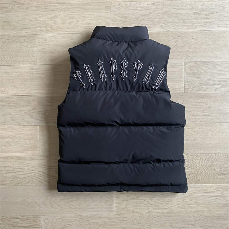 Trapstar Vest Mens Puffer Jacket T Badge Gilet Coat Back View
