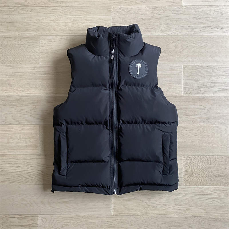 Trapstar Vest Mens Puffer Jacket T Badge Gilet Coat Front View