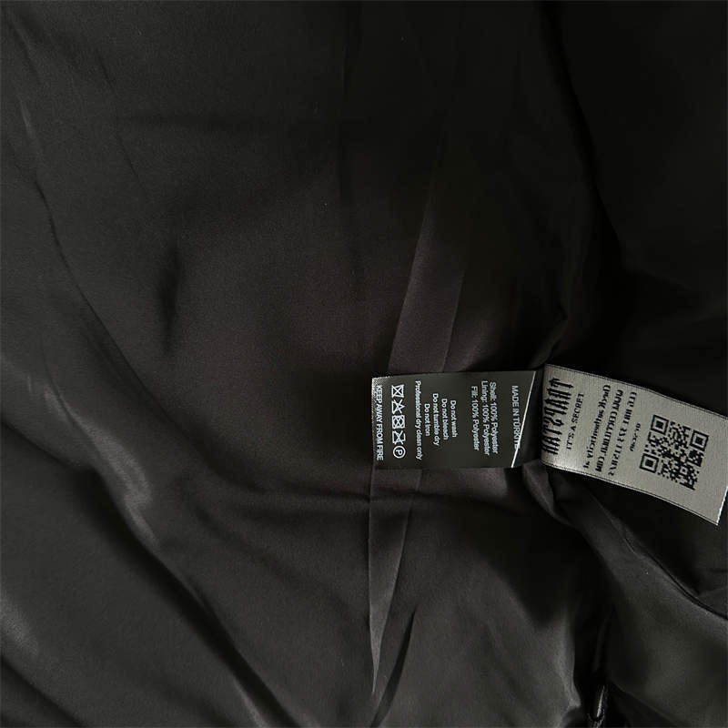Trapstar Puffer Jacket T Mark Decoded Puffer Coat Gray Detailed View 3