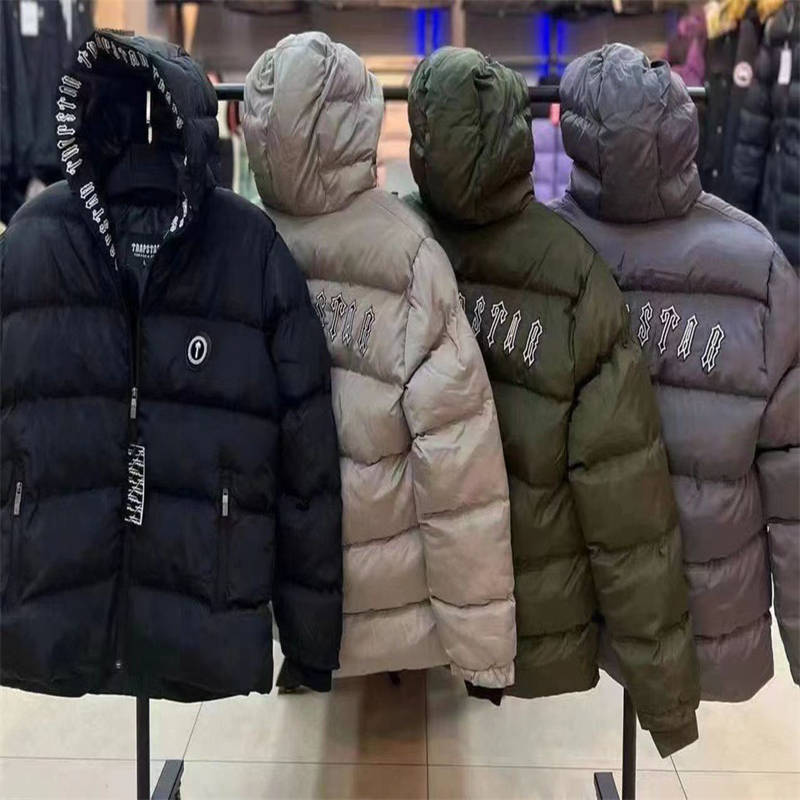 Trapstar London Jacket Mens Letter Embroideries Puffer Coat