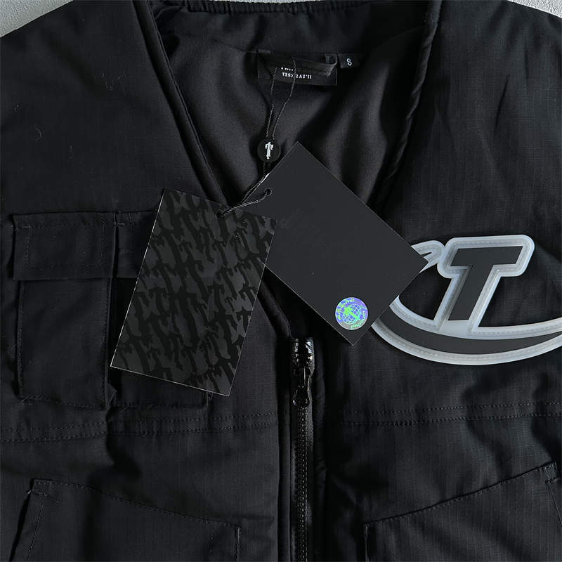 Trapstar Hyperdrive Gilet Pocket Vest Mens Sleeveless Jacket Detailed View