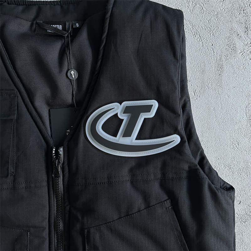 Trapstar Hyperdrive Gilet Pocket Vest Mens Sleeveless Jacket Detailed View