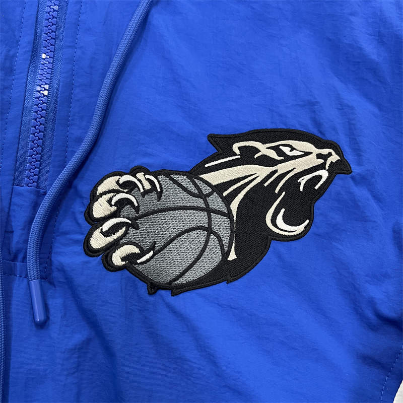 Trapstar Windbreaker Men Zip Pullover Jacket Blue Detailed View 4