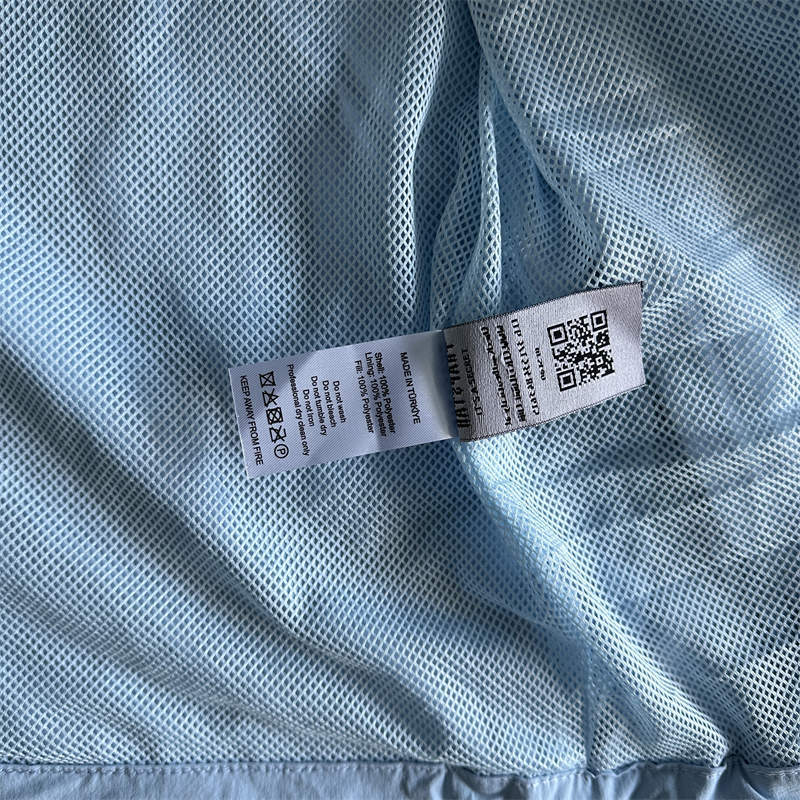 Trapstar Windbreaker Men Decoded Windproof Jacket Blue Detailed View 3