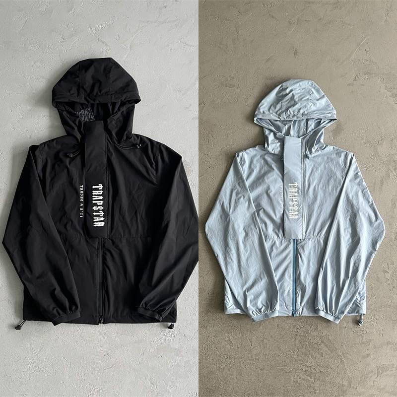 Trapstar Windbreaker Men Decoded Windproof Jacket Collection Front View