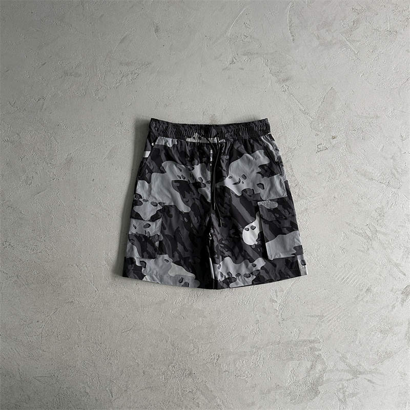Trapstar Windbreaker and Shorts Suit Camo Black Shorts Front