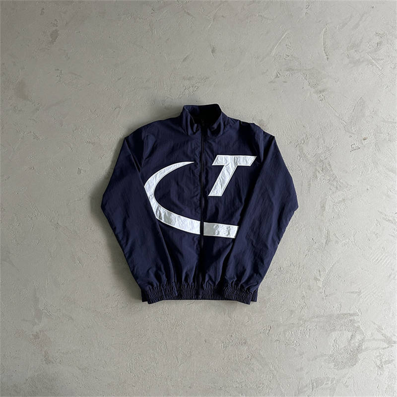 Trapstar Windbreaker Set Men Speed Shellsuit Windproof Jacket Blue Top Front