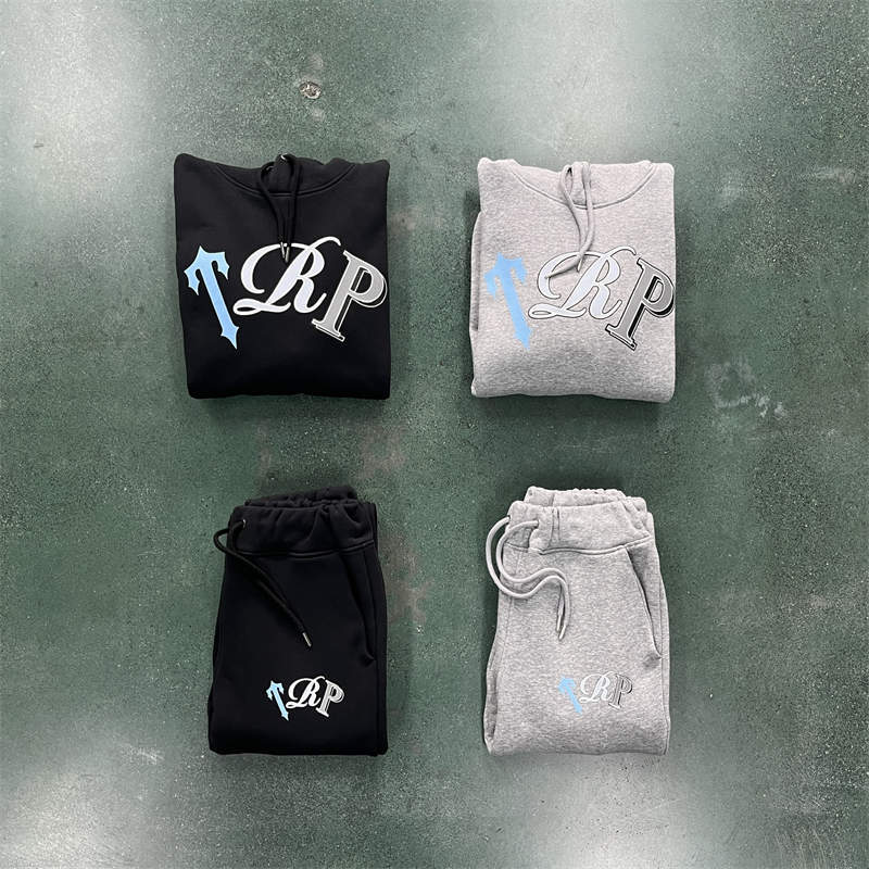 Trapstar Hoodies Trp Print Tracksuit Mens Cotton Sweatshirt