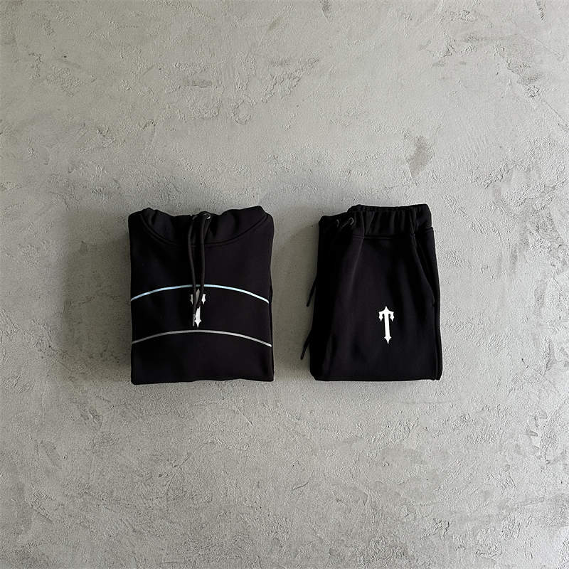 Trapstar Set Horizon T Font Print Tracksuit Men Cotton Hoodies