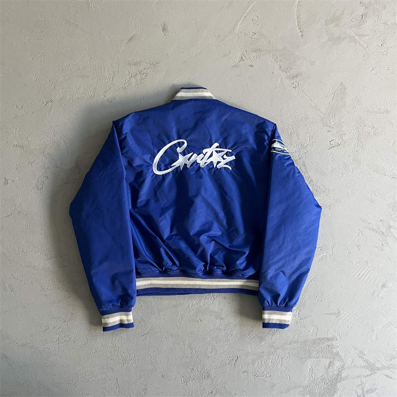 Corteiz Coat Men Crtz Alcatraz Baseball Stadium Jacket