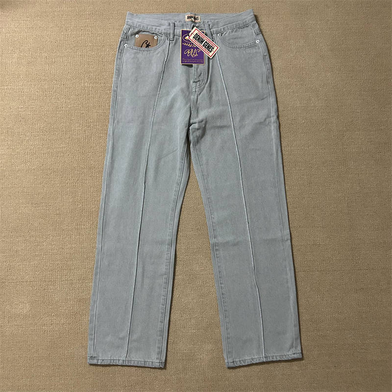 Corteiz Jeans Jacket Set Crtz Men C Star Trucker Denim Suit