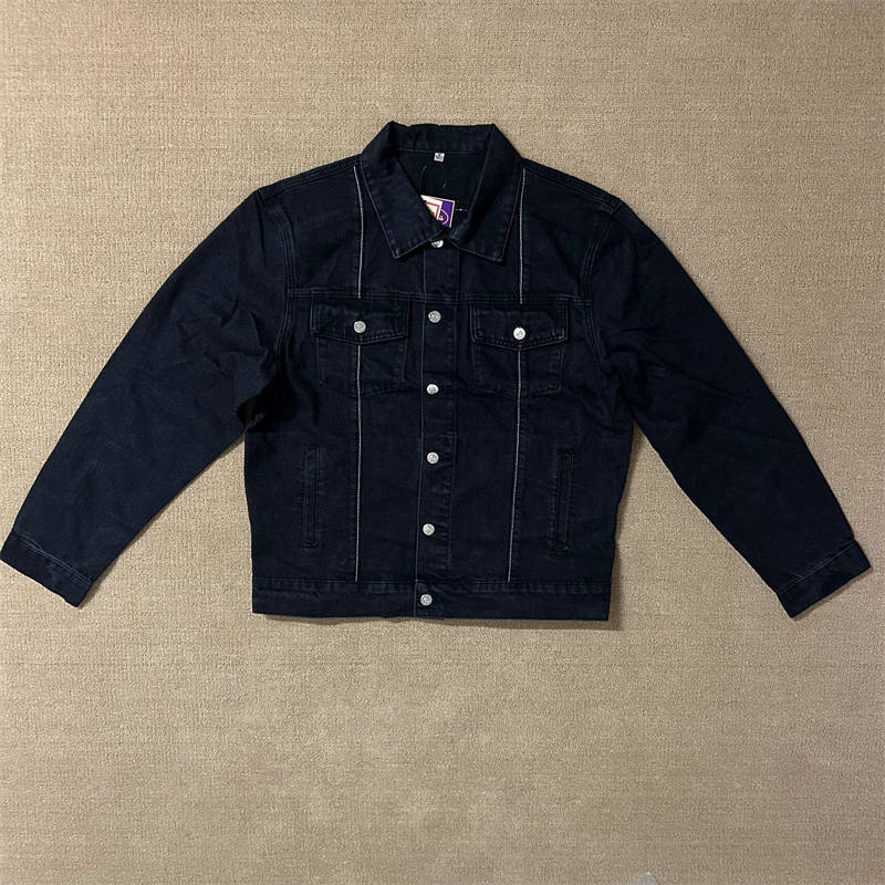 Corteiz Jeans Jacket Set Crtz Men C Star Trucker Denim Suit