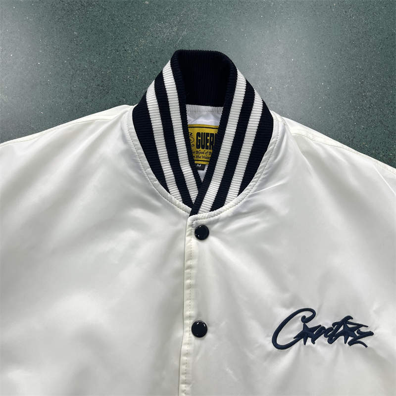Corteiz Coat Men Crtz Alcatraz Baseball Stadium Jacket
