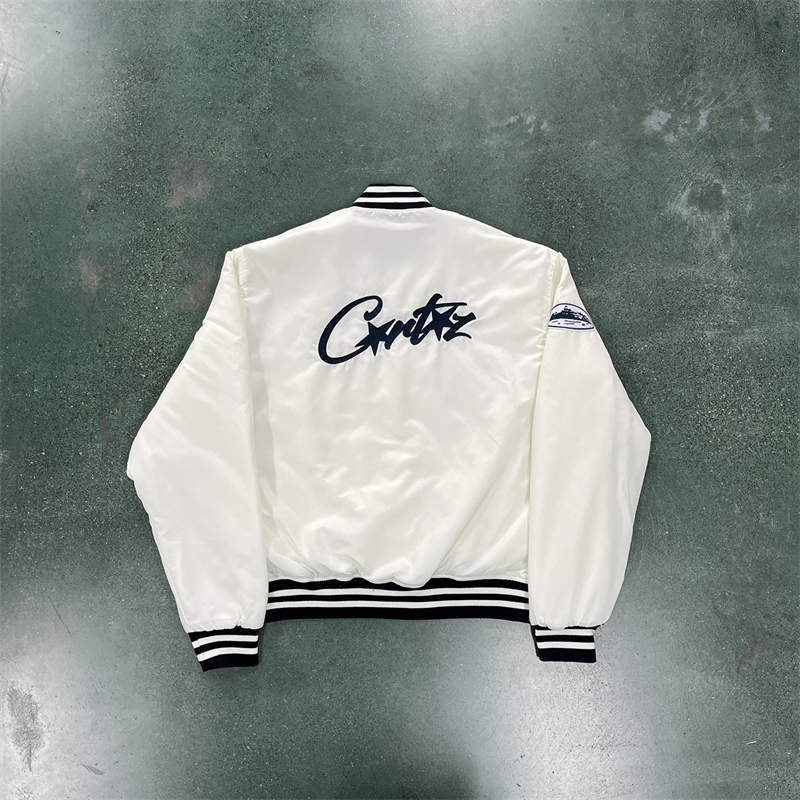 Corteiz Coat Men Crtz Alcatraz Baseball Stadium Jacket