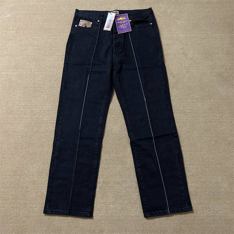 Corteiz Jeans Jacket Set Crtz Men C Star Trucker Denim Suit