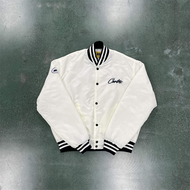Corteiz Coat Men Crtz Alcatraz Baseball Stadium Jacket