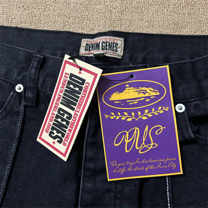 Corteiz Jeans Jacket Set Crtz Men C Star Trucker Denim Suit