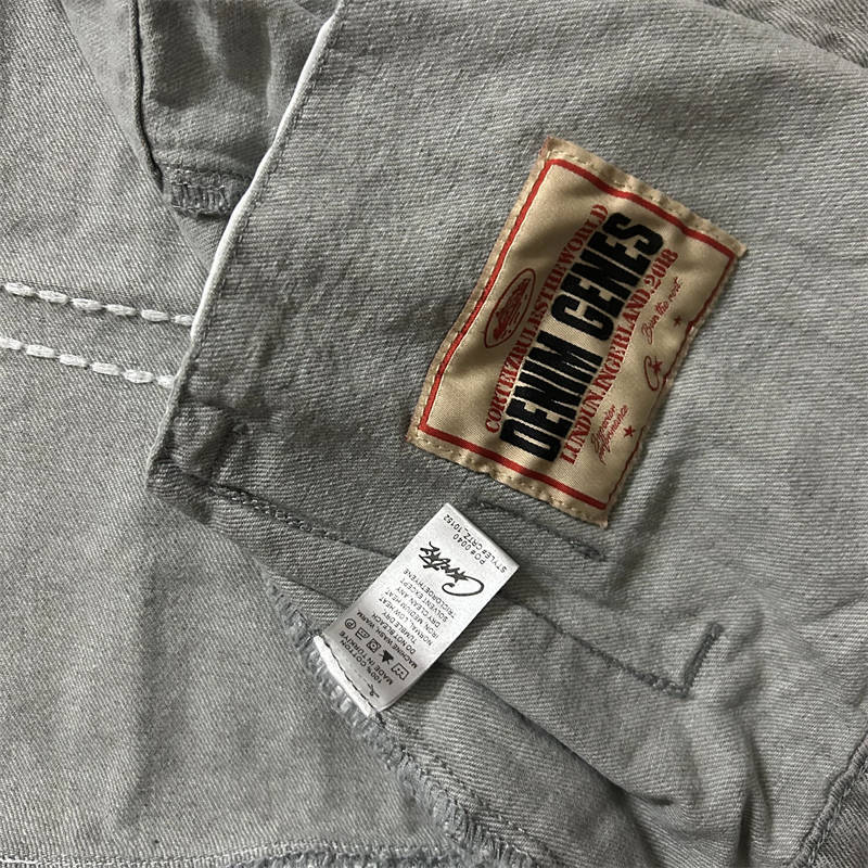 Corteiz Jeans Jacket Set Crtz Men C Star Trucker Denim Suit
