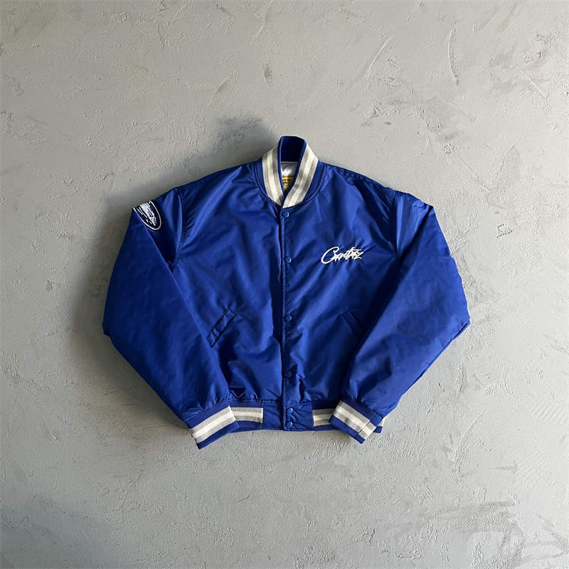 Corteiz Coat Men Crtz Alcatraz Baseball Stadium Jacket