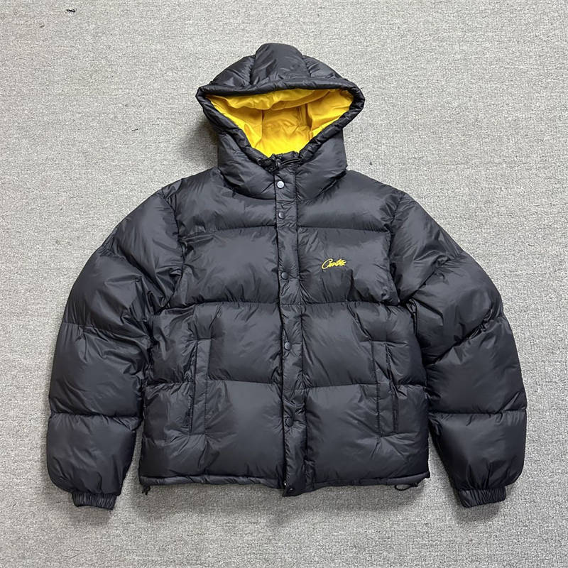 Corteiz Coat Crtz Bolo Jacket V2 Puffer Black
