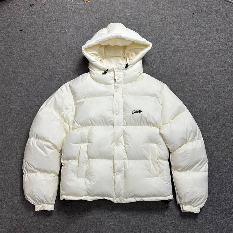 Corteiz Coat Crtz Bolo Jacket V2 Puffer White
