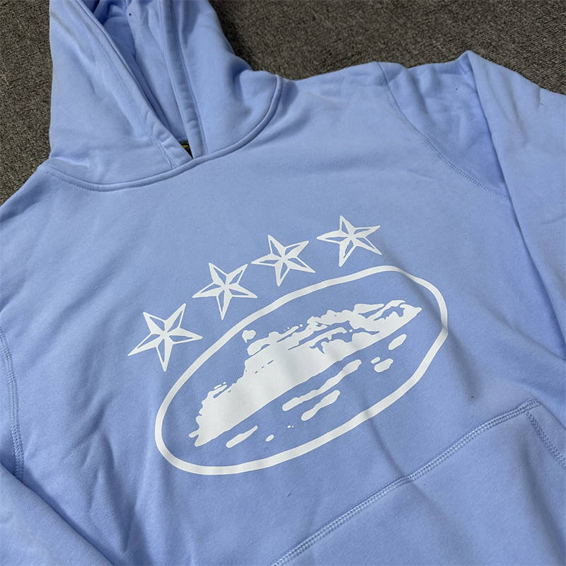 Corteiz Tracksuit Grey Crtz 4 Star Anniversary Hoodie Joggers Set