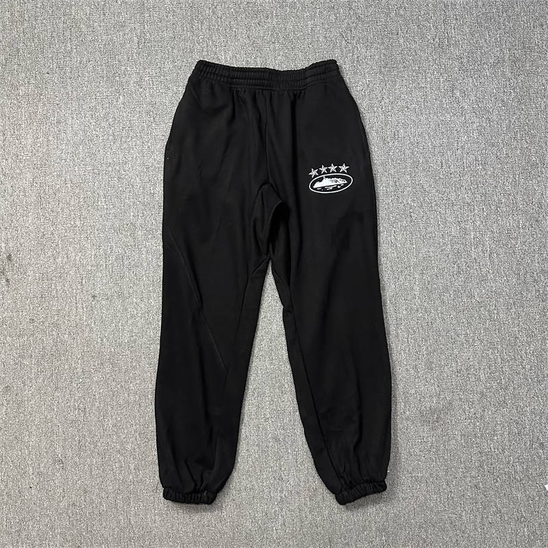 Corteiz Tracksuit Grey Crtz 4 Star Anniversary Hoodie Joggers Set