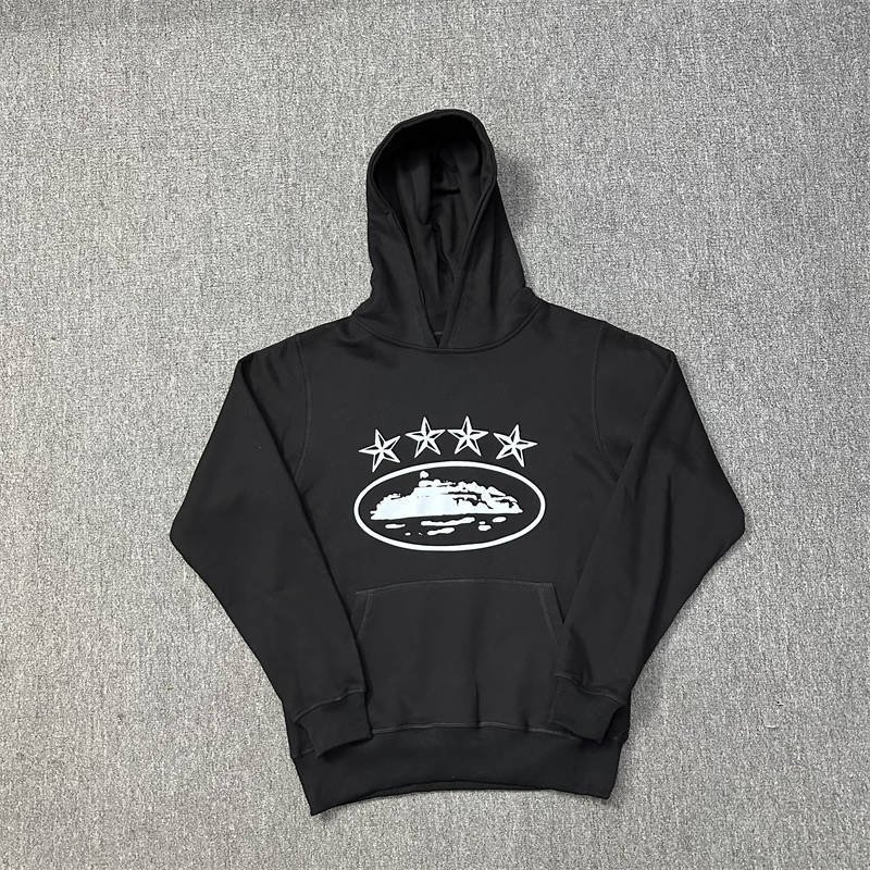 Corteiz Tracksuit Grey Crtz 4 Star Anniversary Hoodie Joggers Set