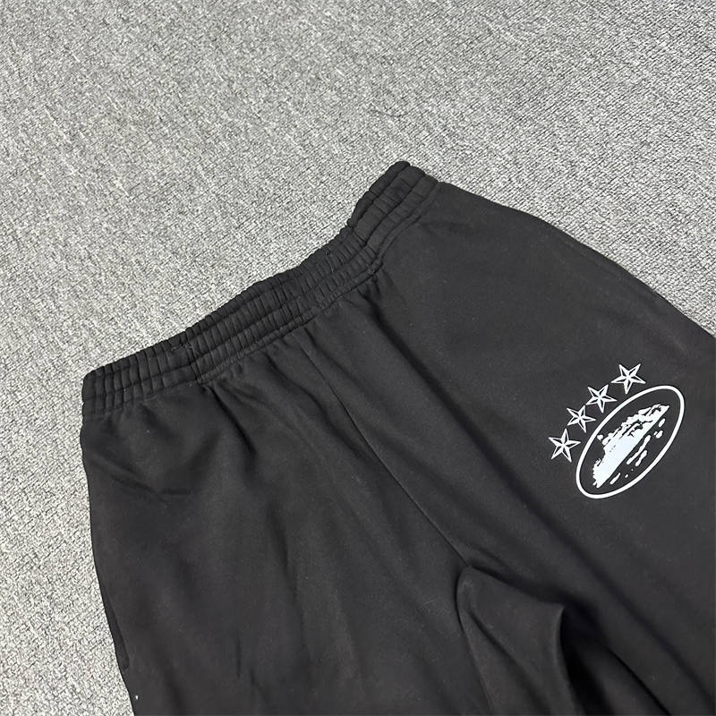Corteiz Tracksuit Grey Crtz 4 Star Anniversary Hoodie Joggers Set