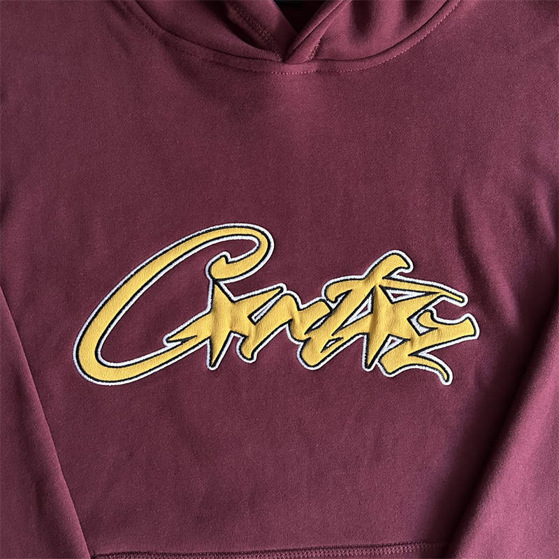 Corteiz Tracksuit Set Crtz Satin Applique Allstarz Hoodie Joggers