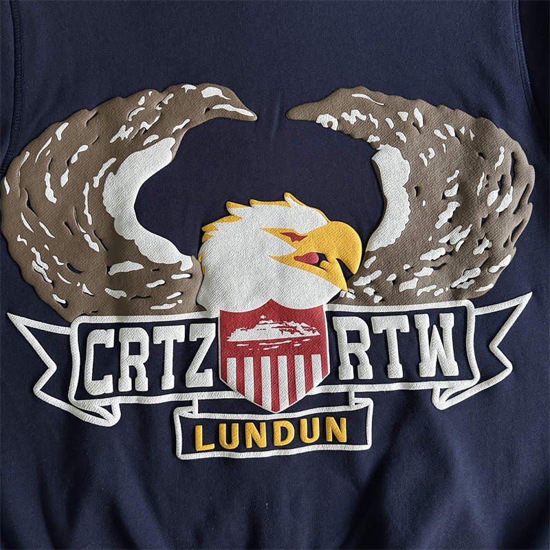 Corteiz Jumpsuit Crtz Dipset Zip Up Hoodie Eagle Print Tracksuit