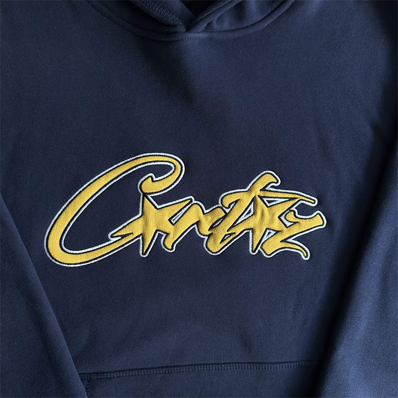 Corteiz Tracksuit Set Crtz Satin Applique Allstarz Hoodie Joggers